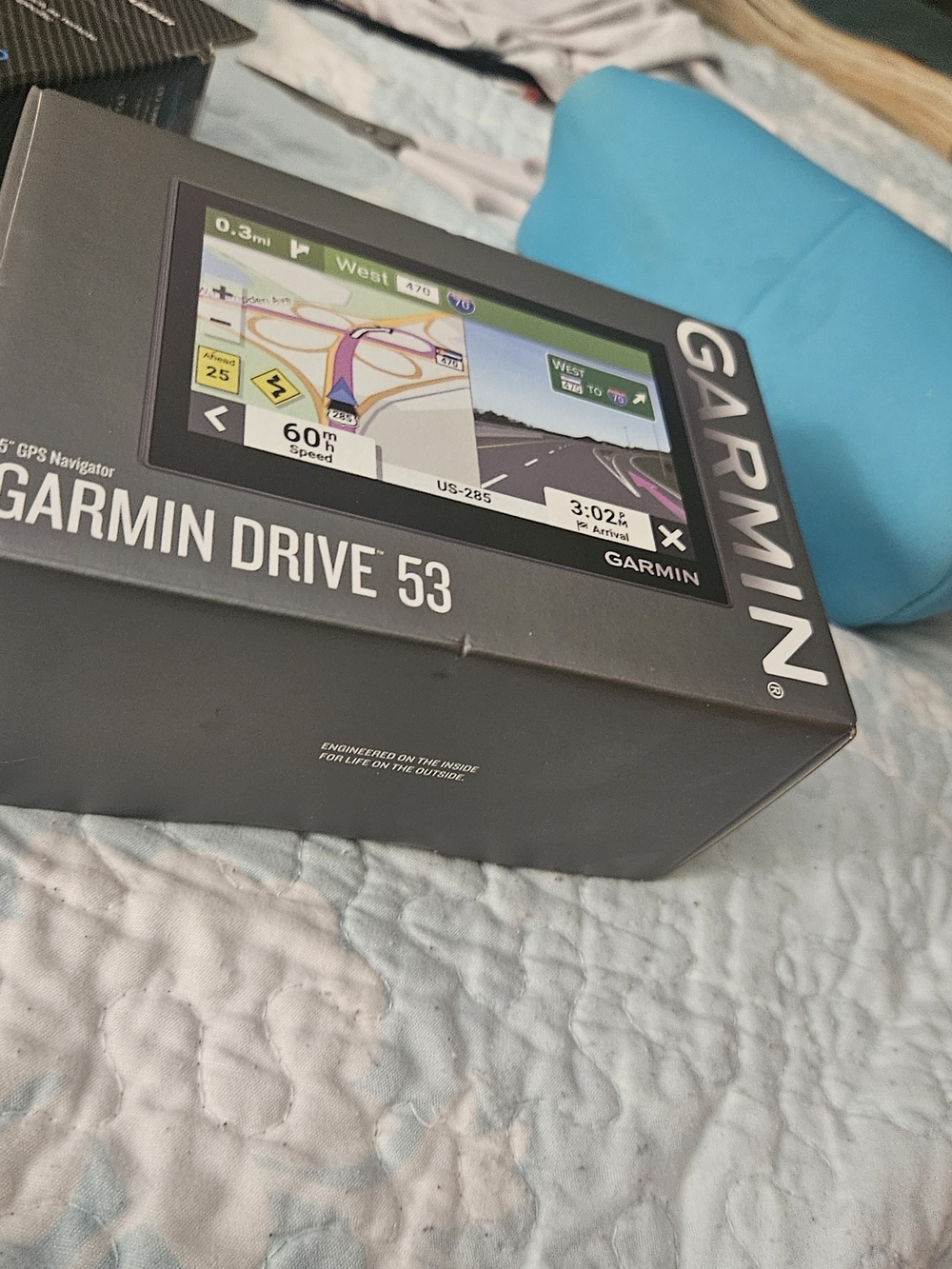 garmin Drive 53 GPS Navigator - Black and Blue